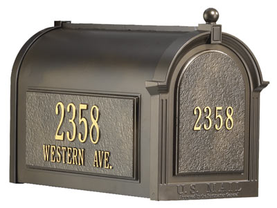 Residential Post Mount Decorative Mailboxes