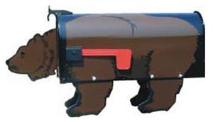 Brown Bear Residential Novelty Mailboxes