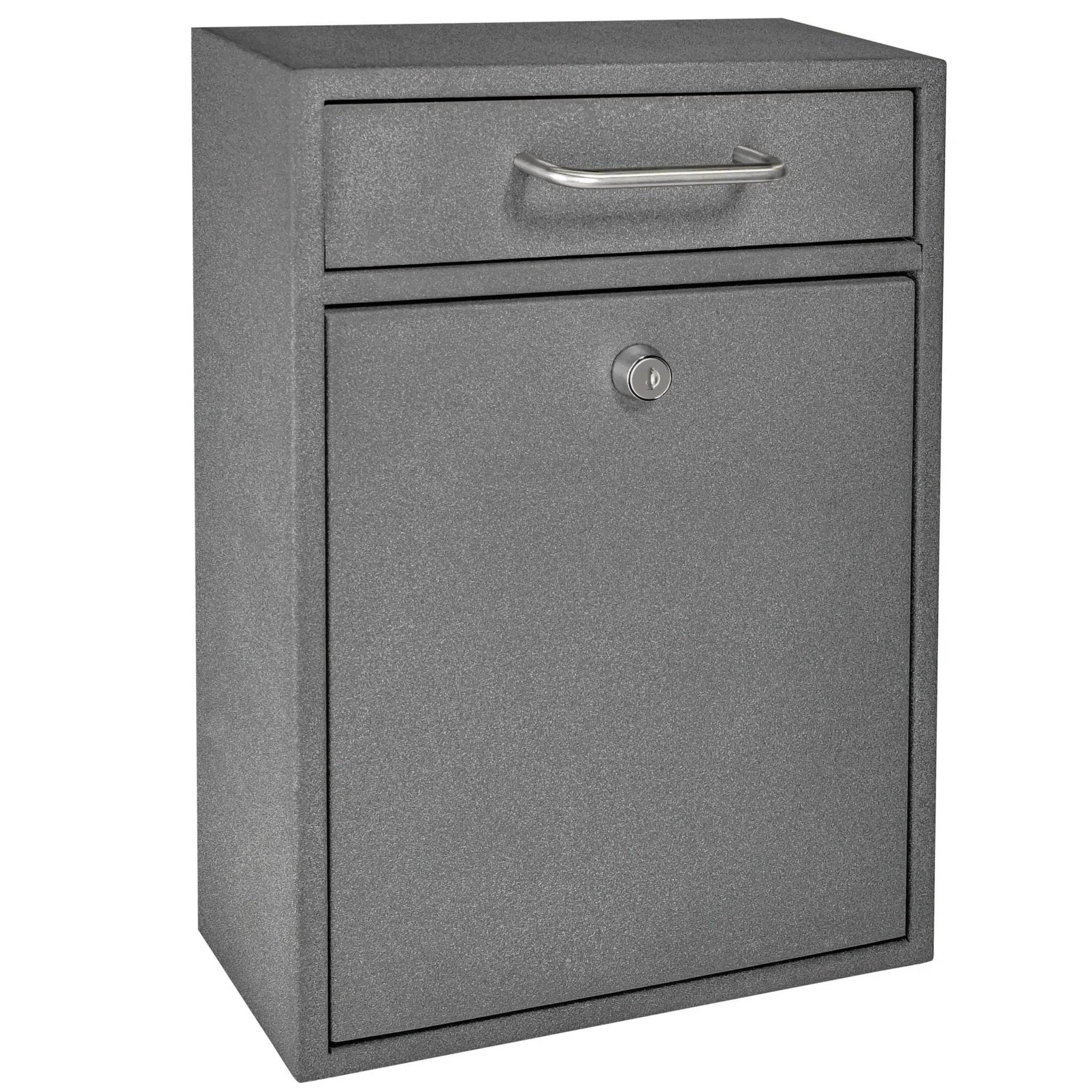 Epoch Design Mailbox - Locking Wall Mount Mail Drop Box