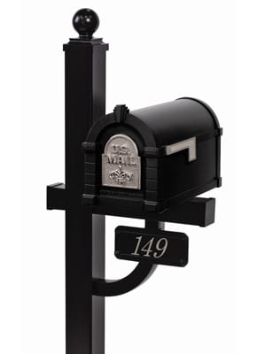 Gaines Keystone Mailbox Deluxe Post