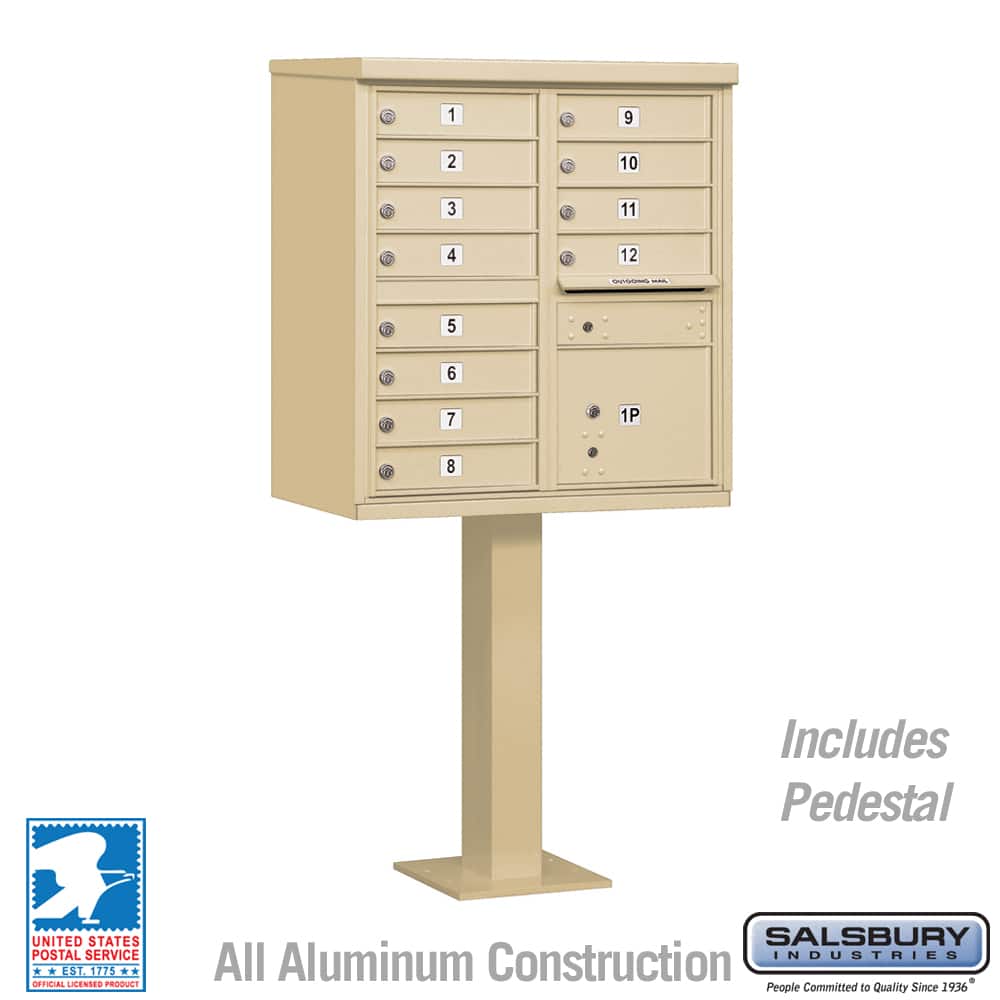 Salsbury 12 Door Cluster Mailbox 3312 Product Image