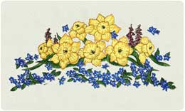 Bacova Mailbox Daffodils 10336