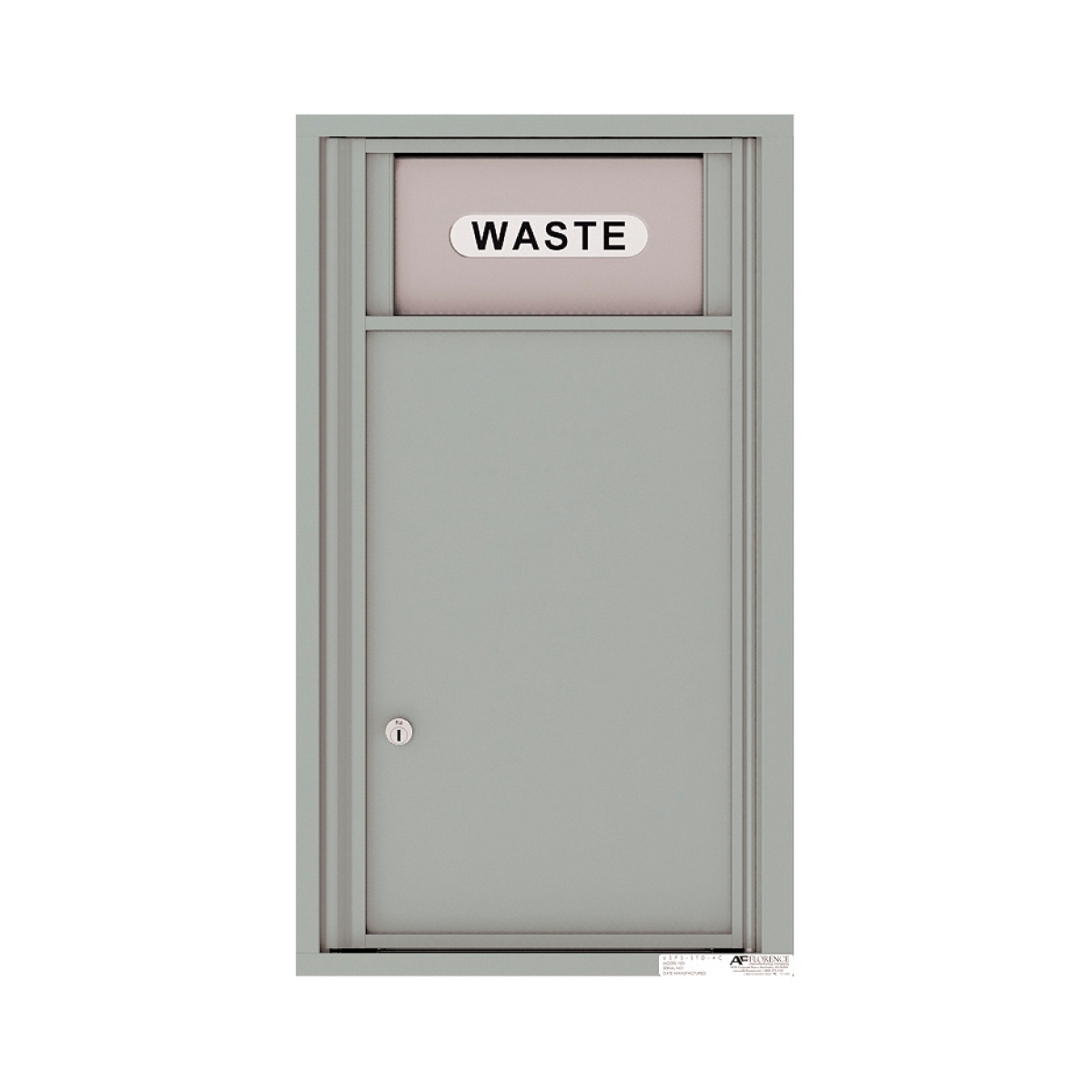 4C Mailboxes 4C08S-Bin Trash and Recycling Bin Product Image