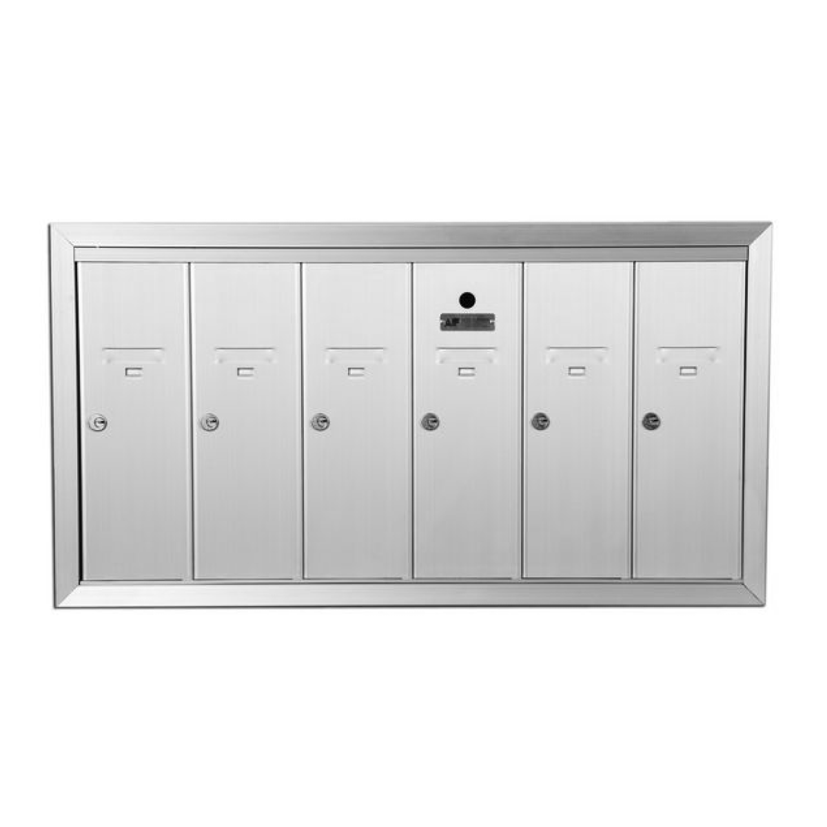 Anodized Aluminum Florence 6 Door Vertical Mailbox Product Image