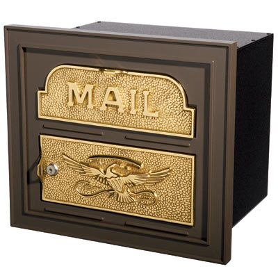 Classic Faceplate Locking Wall Mount Mailbox Product Image