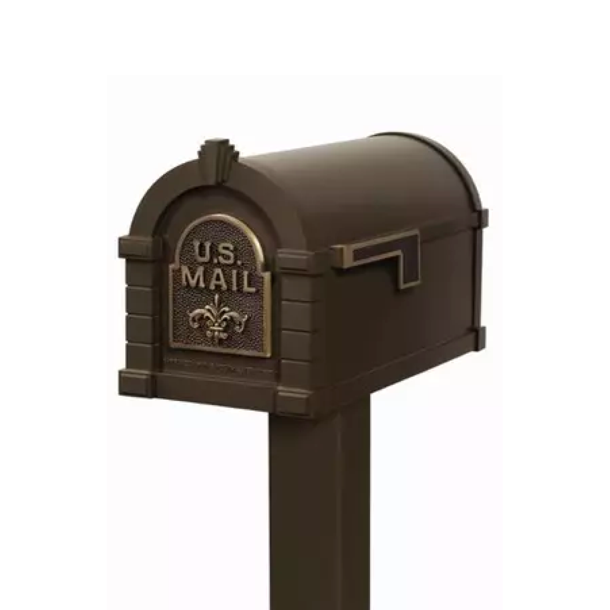 Fleur De Lis Keystone Mailbox and Standard Post Package Product Image