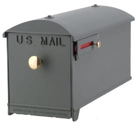 Imperial Mailbox and Post Gray