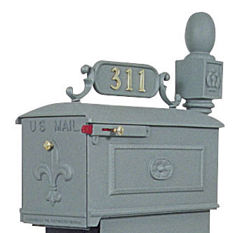Imperial Mailboxes Address Plaque