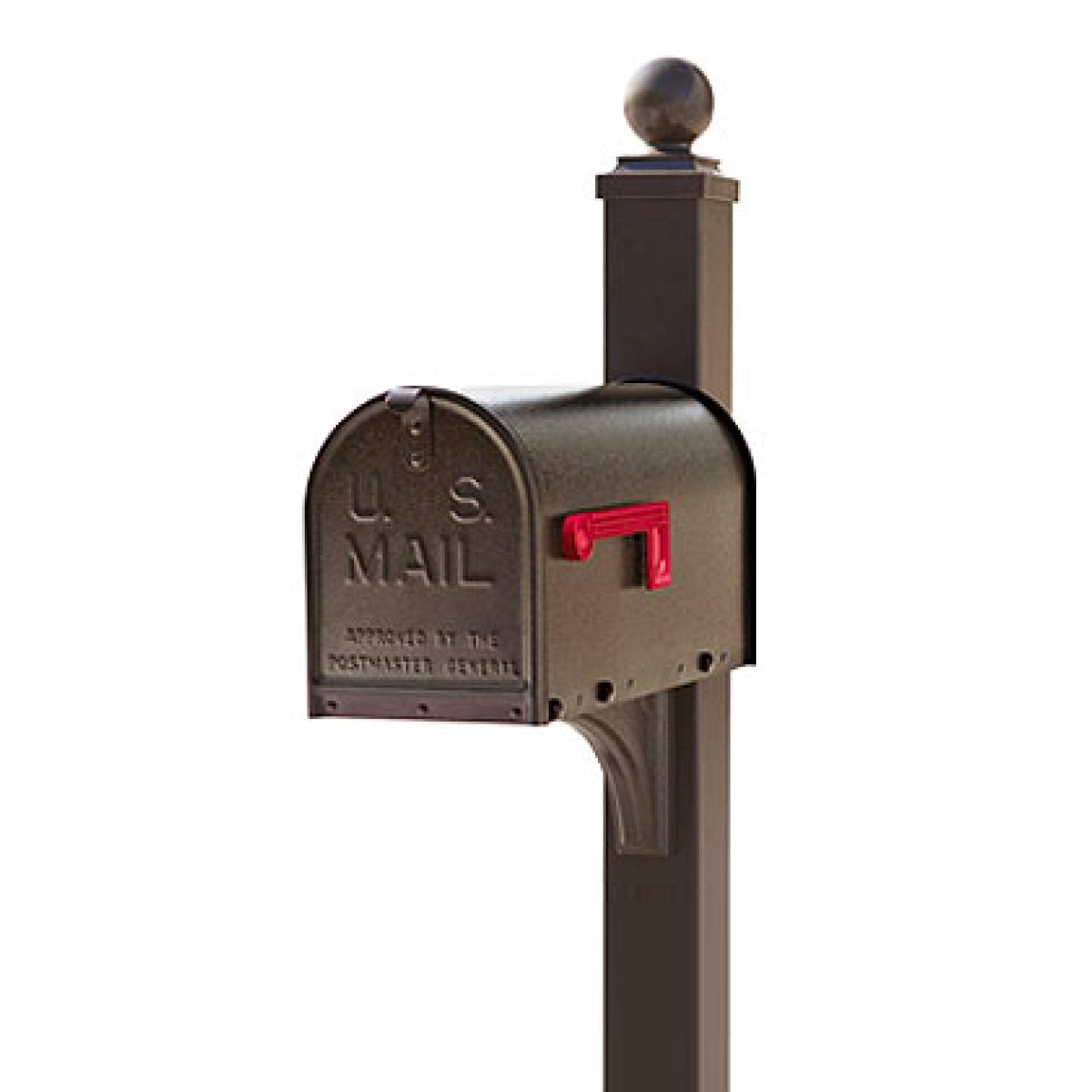 Janzer Mailbox with Post for Sale Product Image