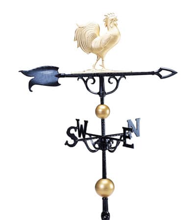 Whitehall 46 Inch Rooster Traditional Weathervane
