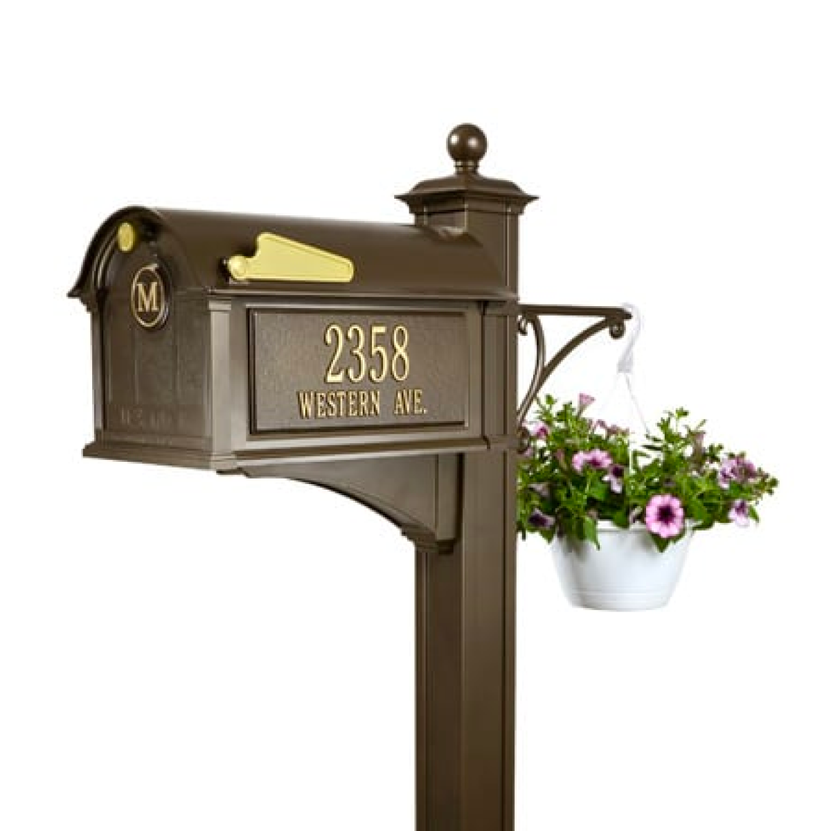 Whitehall Balmoral Monogram Mailbox Deluxe Package