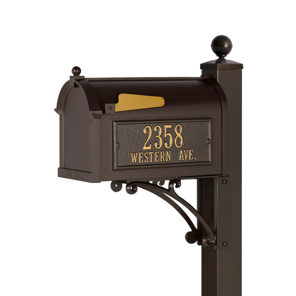 Whitehall Custom Capitol Mailbox and Post Package for Sale (Optional Post & Accessories) Featured Image