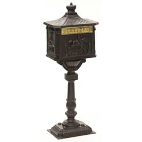 AMCO Victorian Pedestal Mailbox Bronze