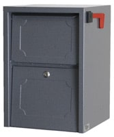 dVault Junior Delivery Vault Mailboxes Gray