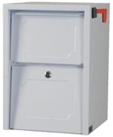 dVault Junior Delivery Vault Mailboxes White
