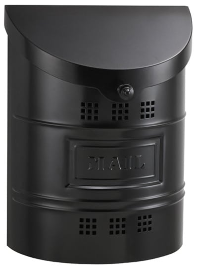Ecco Black Wall Mount Mailbox Product Image