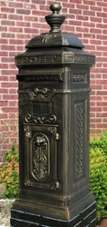 Ecco 8 Tower Mailbox Bronze