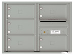 Florence 4C Mailboxes 4C06D-05X Silver Speck
