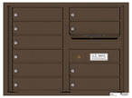 Florence 4C Mailboxes 4C06D-10 Antique Bronze