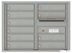 Florence 4C Mailboxes 4C06D-10 Silver Speck
