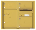 Florence 4C Mailboxes 4C07D-03 Gold Speck