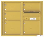Florence 4C Mailboxes 4C07D-05 Gold Speck