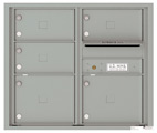 Florence 4C Mailboxes 4C07D-05 Silver Speck