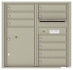 Florence 4C Mailboxes 4C08D-09 Postal Grey