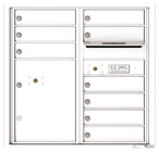 Florence 4C Mailboxes 4C08D-09 White