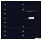 Florence 4C Mailboxes 4C08D-13 Black