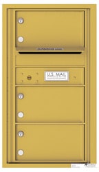 Florence 4C Mailboxes 4C08S-03 Gold Speck