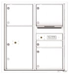 Florence 4C Mailboxes 4C09D-04 White