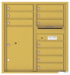 Florence 4C Mailboxes 4C09D-10 Gold Speck
