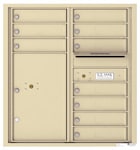 Florence 4C Mailboxes 4C09D-10 Sandstone