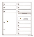 Florence 4C Mailboxes 4C09D-10 White