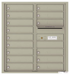 Florence 4C Mailboxes 4C09D-15 Postal Grey