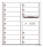 Florence 4C Mailboxes 4C09D-15 White