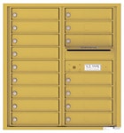 Florence 4C Mailboxes 4C09D-16 Gold Speck