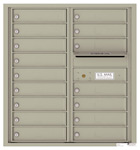 Florence 4C Mailboxes 4C09D-16 Postal Grey