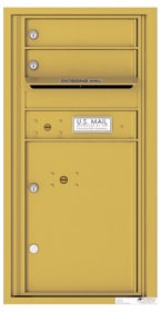 Florence 4C Mailboxes 4C09S-02 Gold Speck