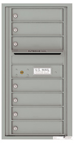 Florence 4C Mailboxes 4C09S-07 Silver Speck