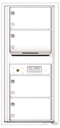 Florence 4C Mailboxes 4C10S-04 White
