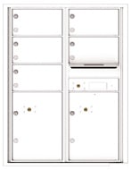 Florence 4C Mailboxes 4C11D-05 White