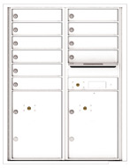 Florence 4C Mailboxes 4C11D-10 White
