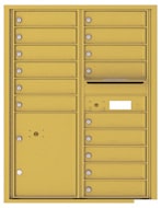 Florence 4C Mailboxes 4C11D-15 Gold Speck
