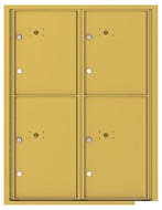 Florence 4C Mailboxes 4C11D-4P Gold Speck