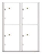 Florence 4C Mailboxes 4C11D-4P White