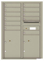 Florence 4C Mailboxes 4C12D-11 Postal Grey