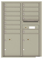 Florence 4C Mailboxes 4C12D-12 Postal Grey
