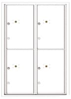 Florence 4C Mailboxes 4C12D-4P White
